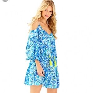Lilly Pulitzer off the shoulder dress